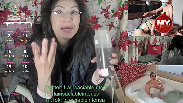 LaInsaciableIntensa online show from January 3, 2025, 1:03 pm