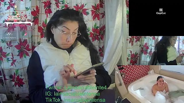 LaInsaciableIntensa online show from January 4, 2025, 8:05 pm