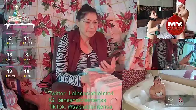 LaInsaciableIntensa online show from January 6, 2025, 9:54 pm