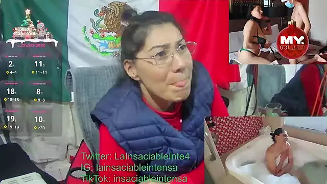 LaInsaciableIntensa online show from January 9, 2025, 10:20 pm