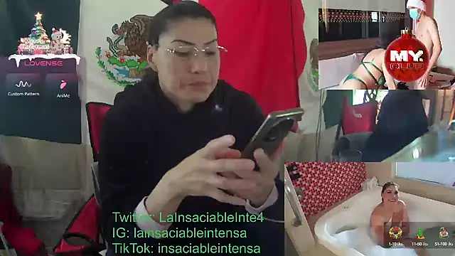 LaInsaciableIntensa online show from January 10, 2025, 2:23 pm