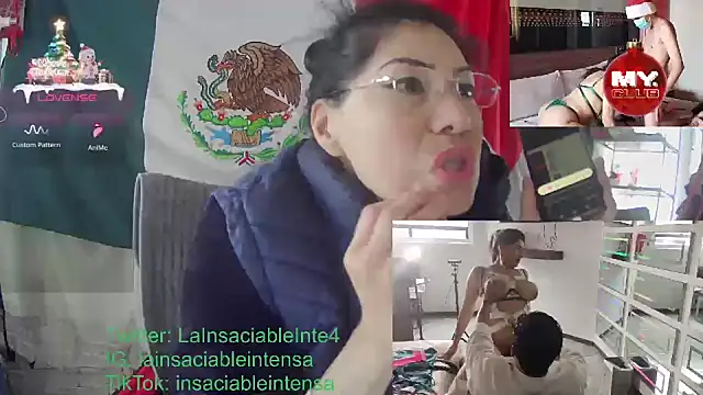 LaInsaciableIntensa online show from January 14, 2025, 3:04 pm