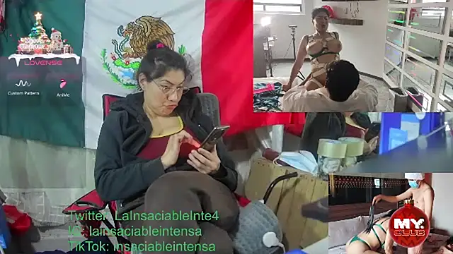 LaInsaciableIntensa online show from January 16, 2025, 11:27 pm