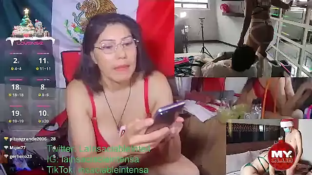 LaInsaciableIntensa online show from January 19, 2025, 12:17 am