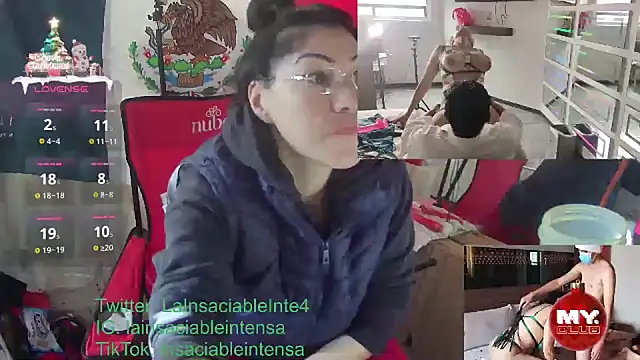 LaInsaciableIntensa online show from January 19, 2025, 2:38 pm