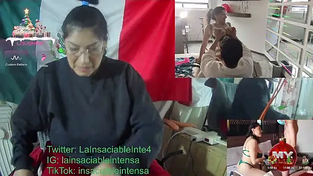 LaInsaciableIntensa online show from January 20, 2025, 10:15 pm
