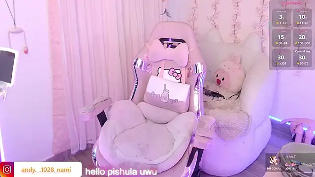 Snapshot of Nami_usagi chatting on February 19, 2026, 12:56 pm Nami usagi online show from February 19, 2026, 12:56 pm