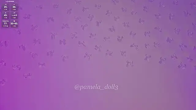 Snapshot of pamela_doll3 chatting on August 3, 2026, 3:38 am pamela doll3 online show from August 3, 2026, 3:38 am