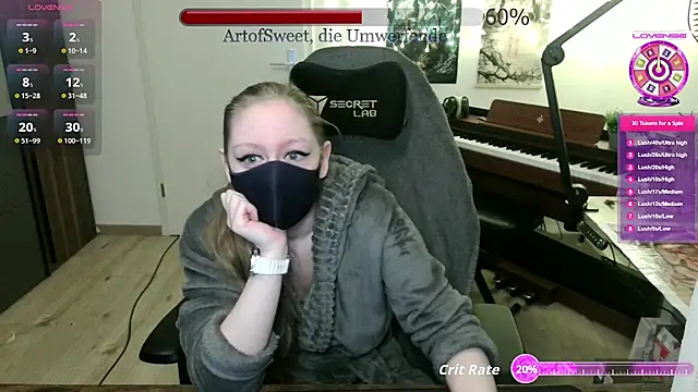ArtofSweet online show from April 27, 2026, 6:39 pm