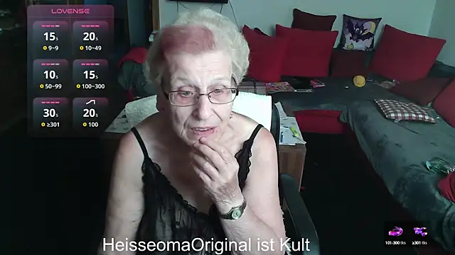 HeisseomaOriginal online show from September 12, 2025, 7:08 am