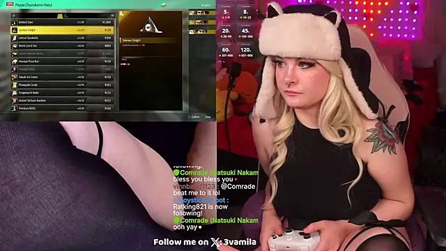 evamila online show from February 6, 2025, 4:31 am