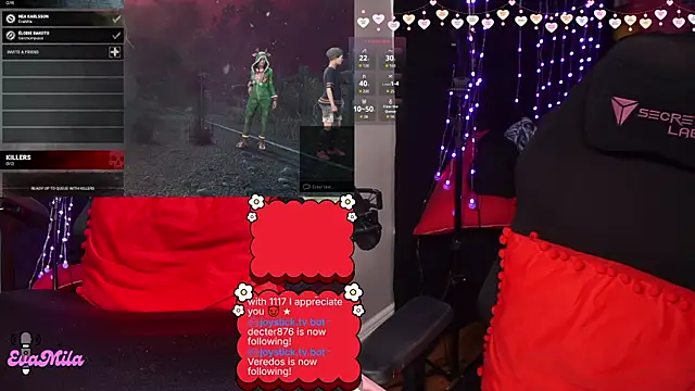 Snapshot of evamila chatting on February 13, 2026, 8:43 am evamila online show from February 13, 2026, 8:43 am