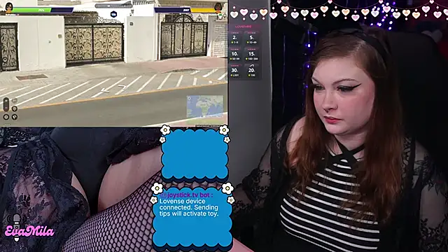 Snapshot of evamila chatting on March 6, 2026, 1:35 am evamila online show from March 6, 2026, 1:35 am