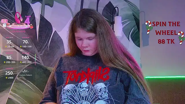 RubyValen online show from January 13, 2026, 1:11 am