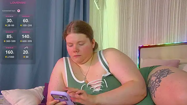 RubyValen online show from August 8, 2026, 1:52 am