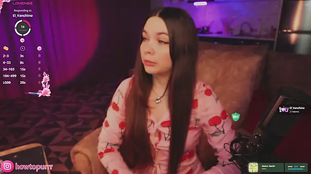 Snapshot of How2Meow chatting on April 21, 2026, 5:17 pm How2Meow online show from April 21, 2026, 5:17 pm