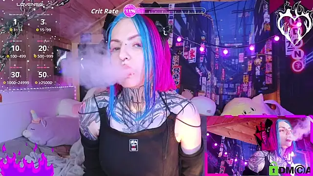 Snapshot of NekoCyber chatting on November 9, 2025, 5:17 am NekoCyber online show from November 9, 2025, 5:17 am