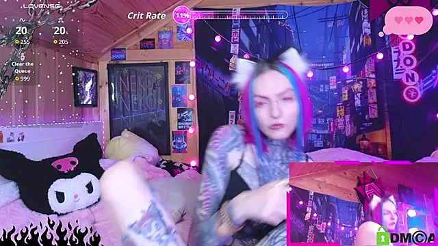 NekoCyber online show from February 22, 2026, 5:08 am