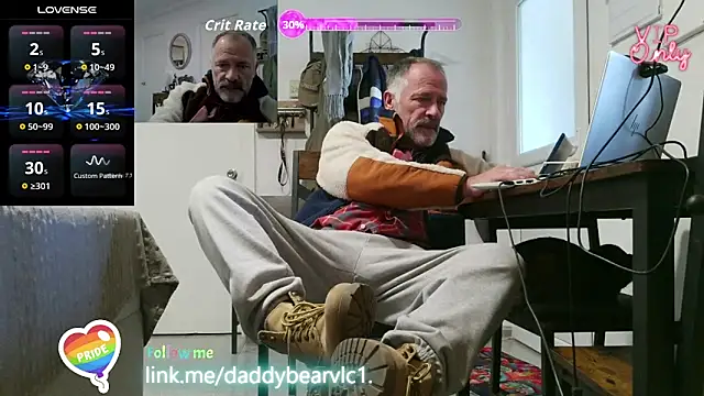 DaddybearVLC online show from February 9, 2026, 3:16 pm