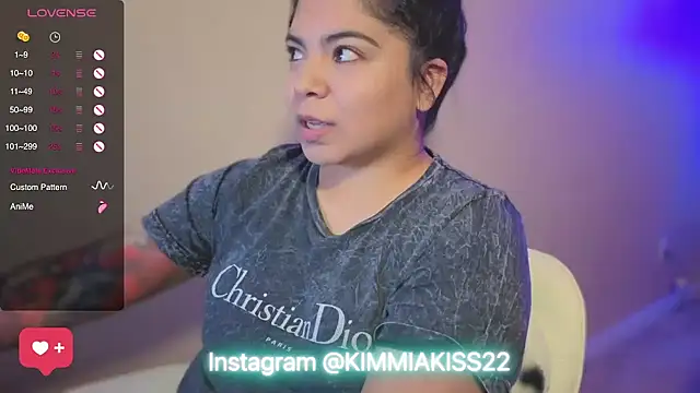 kimmiakiss22 online show from January 12, 2025, 1:00 am