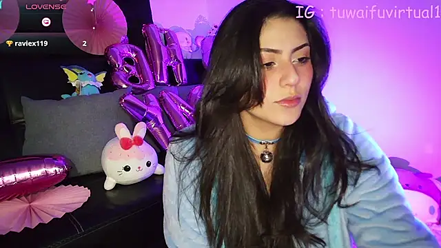 Snapshot of TuWaifuVirtual1 chatting on September 19, 2025, 12:45 am TuWaifuVirtual1 online show from September 19, 2025, 12:45 am