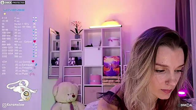 Karamelsw  online show from September 26, 2025, 10:36 pm