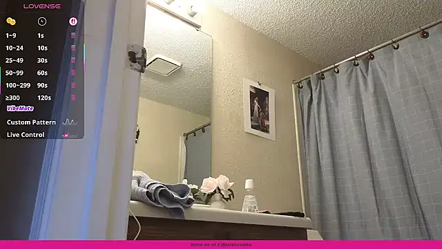 LoveSaraChristine online show from May 7, 2026, 7:47 am