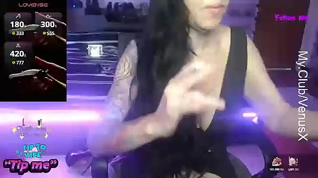 VenusX online show from February 3, 2025, 4:04 am