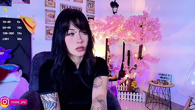Snapshot of Aryrouse chatting on January 28, 2025, 11:39 pm Aryrouse online show from January 28, 2025, 11:39 pm