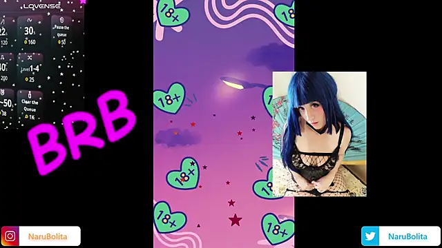 Snapshot of NaruBolita chatting on January 22, 2025, 12:38 pm NaruBolita online show from January 22, 2025, 12:38 pm