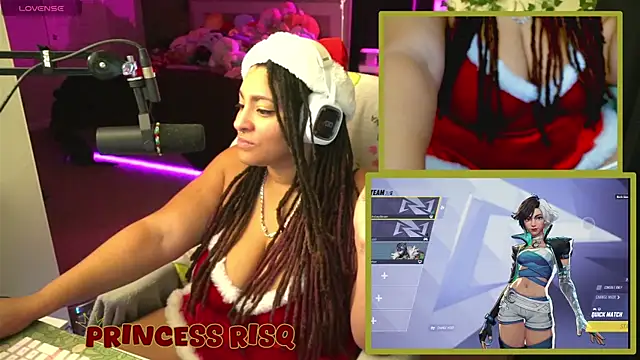 Snapshot of PrincessRisq chatting on December 13, 2024, 1:26 am PrincessRisq online show from December 13, 2024, 1:26 am