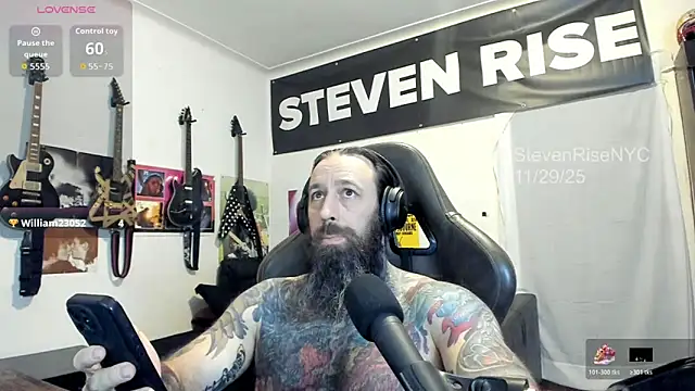 StevenRiseNYC online show from November 30, 2025, 1:09 am